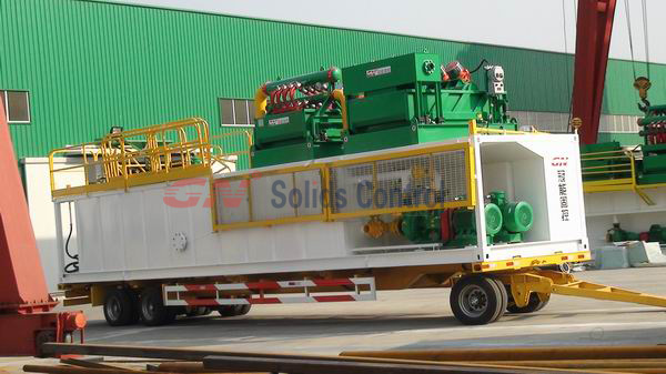 trailer mounted mud recycling system
